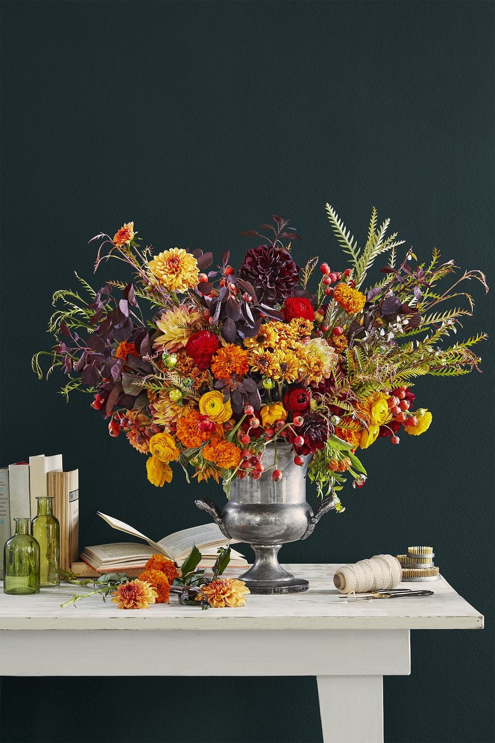 Thanksgiving decorations fall bouquet