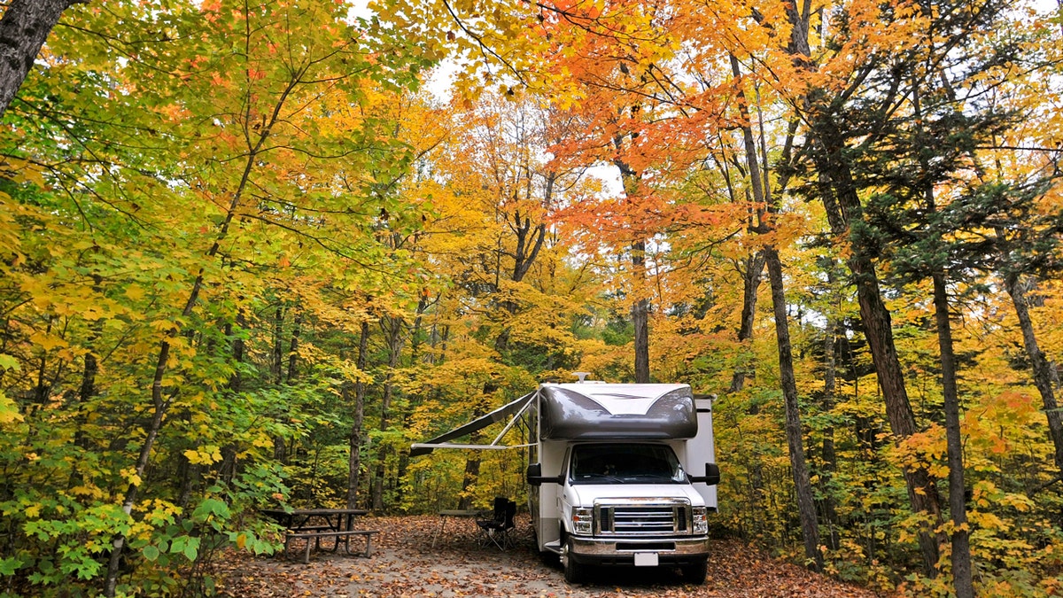 Autumn camping trip