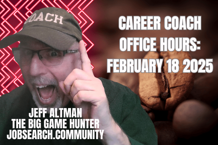 Career Coach Office Time: February 18, 2025