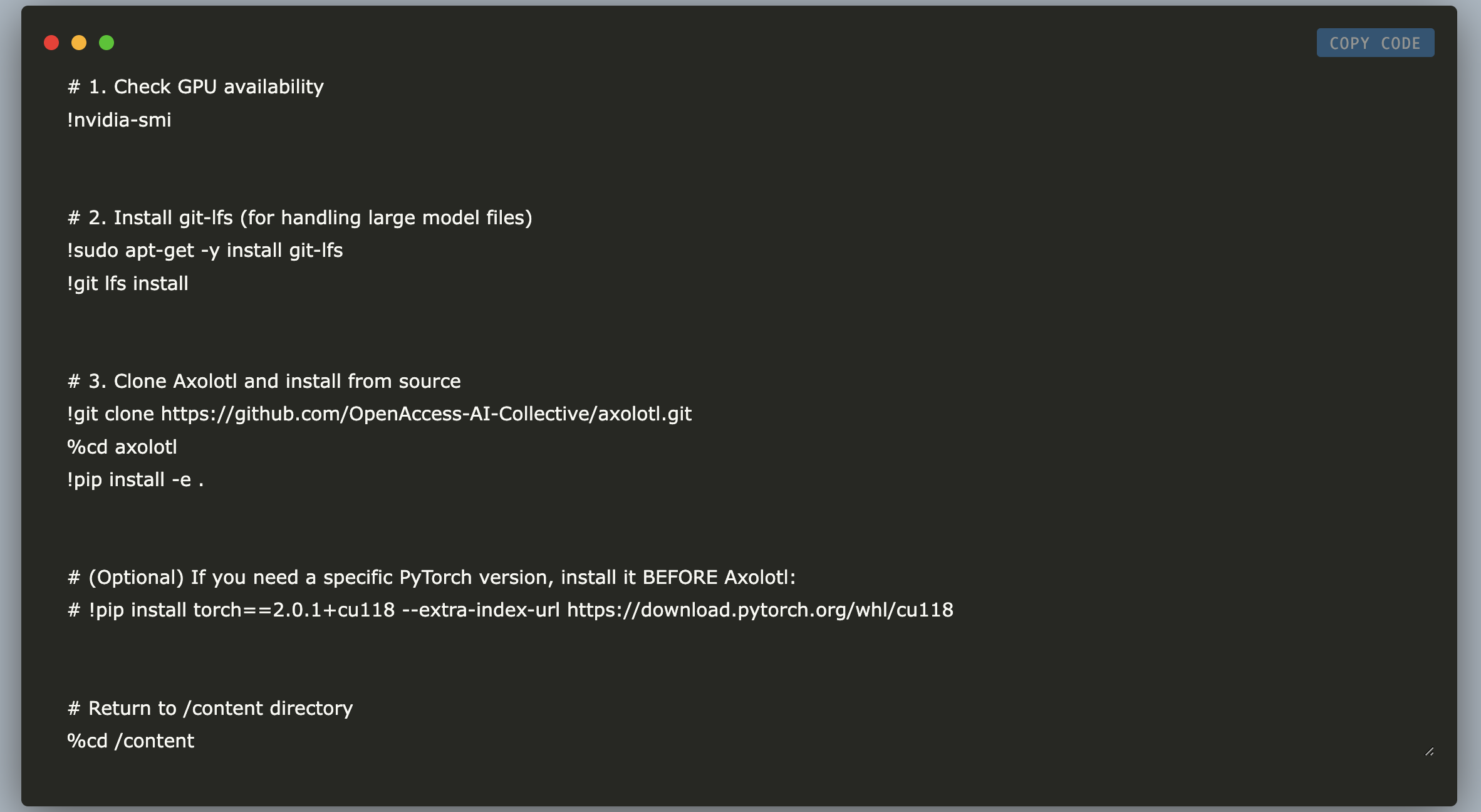 Tutorial for fine tuning of Mistral 7B with Qlora using Axolotl for Effective LLM training