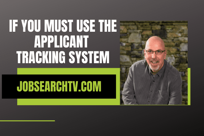 If you need to use the applicant's tracking system