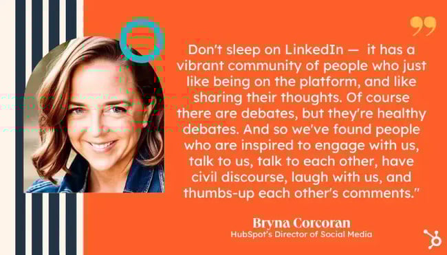 HubSpots LinkedIn strategy